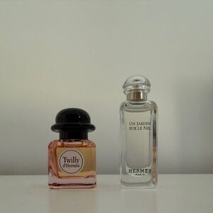 Hermès Mini Perfume Set – Twilly d’Hermès & Un Jardin Sur Le Nil (7.5 mL each)